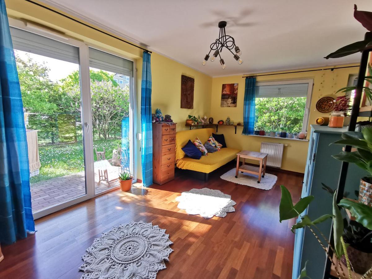 Appartamento Przytulna Kawalerka Z Ogrodem Danzica Esterno foto