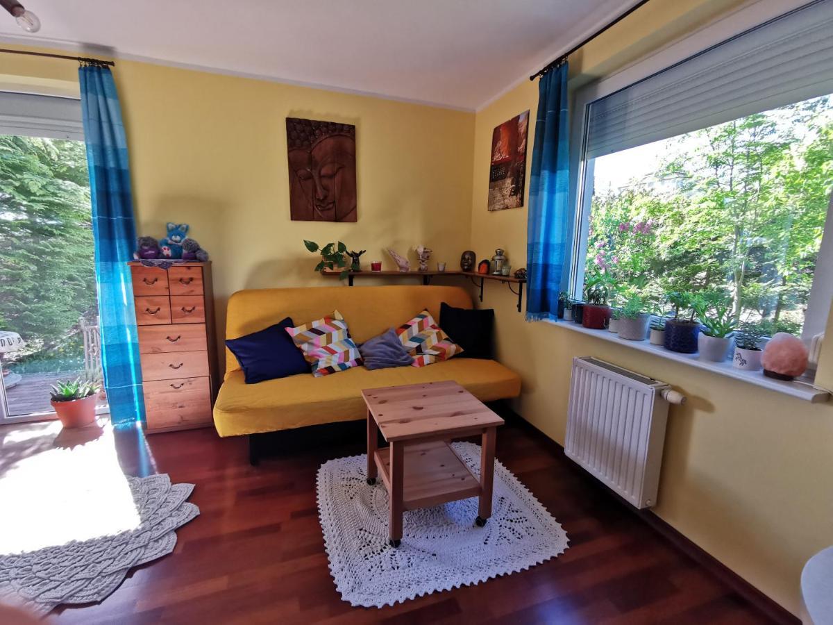 Appartamento Przytulna Kawalerka Z Ogrodem Danzica Esterno foto