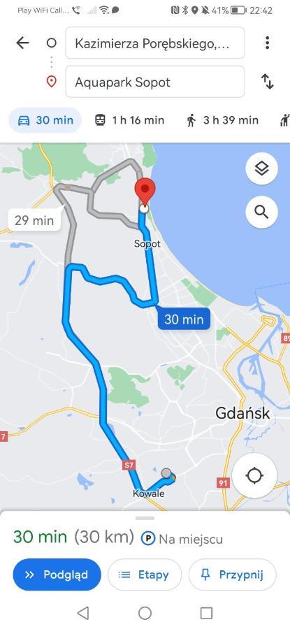 Appartamento Przytulna Kawalerka Z Ogrodem Danzica Esterno foto