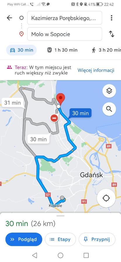 Appartamento Przytulna Kawalerka Z Ogrodem Danzica Esterno foto