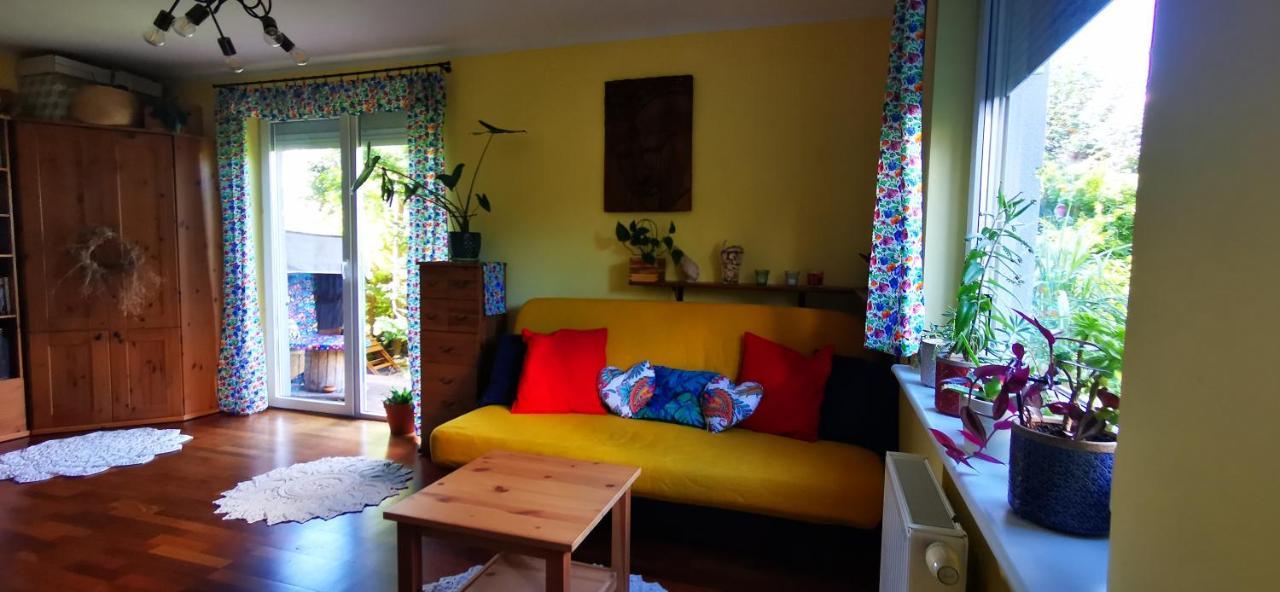 Appartamento Przytulna Kawalerka Z Ogrodem Danzica Esterno foto