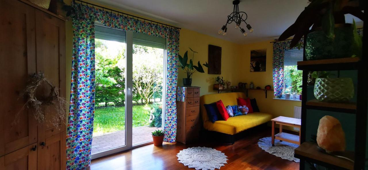Appartamento Przytulna Kawalerka Z Ogrodem Danzica Esterno foto